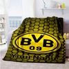Borussia Dortmund Personalized Text Blanket Cozy Customizable Blanket Soft & Cozy Suitable for Couch Bed Home Decor Picnics for All Occasions