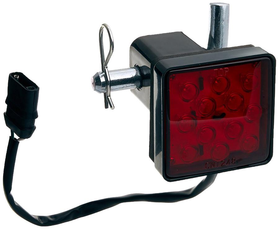 2" Haagikonksu vastuvõtja kate 12 LED punane pidurituli stopplamp torukate koos tihvtiga