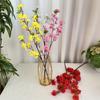 1/5pcs 66cm Sakura Artificial Flowers Bouquet Long Stem Garden Landscape Party Wedding Decor Fake Flowers Table Vase Ornament