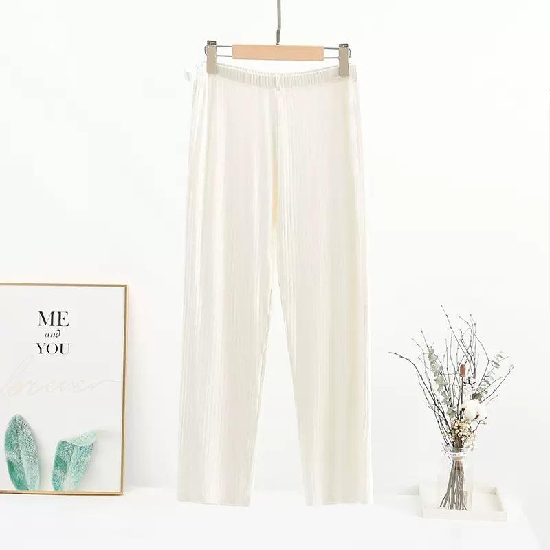 Summer Thin Modal Nursing Pajamas: Long Sleeve Set for Pregnant & Postpartum Women