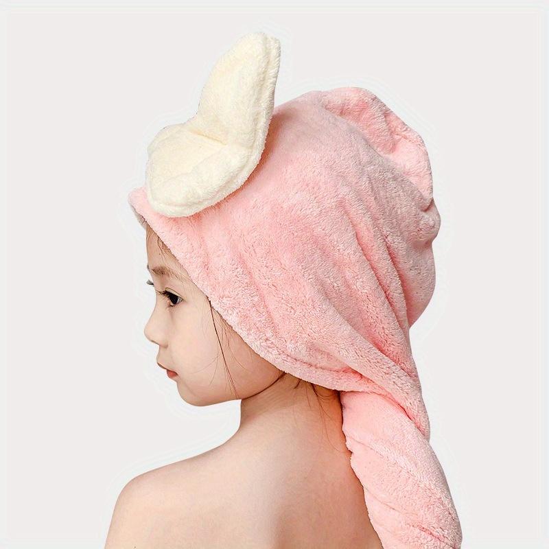 1pc Soft 's Geometric Hair Wrap Towel Absorbent, Quick Drying Microfiber Turban for Long Short Hair, Gentle On Scalp, Easy To Wear,