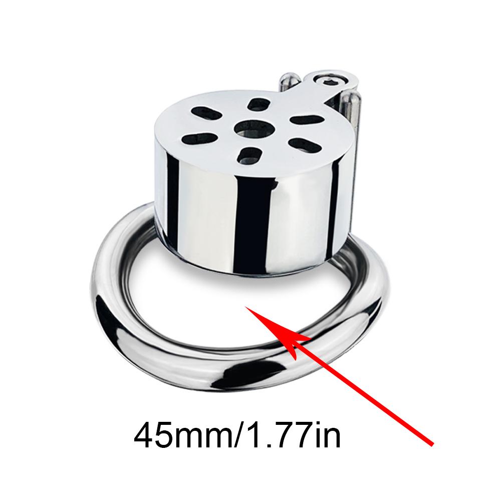 Metal Stainless Steel CB Lock Chastity Lock Penis Cage Cock Rings Chastity Ball Stretcher  Sex Toy Urethral Toy