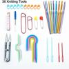 Beginners Crochet Kits Crochet Yarn and Crochet Hook Set for Making Bag, Gloves