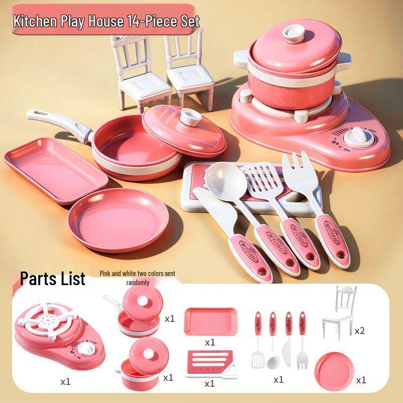 Sound & Light Kitchen Playset: Toy Rice Cooker for Girls Ages 3-6