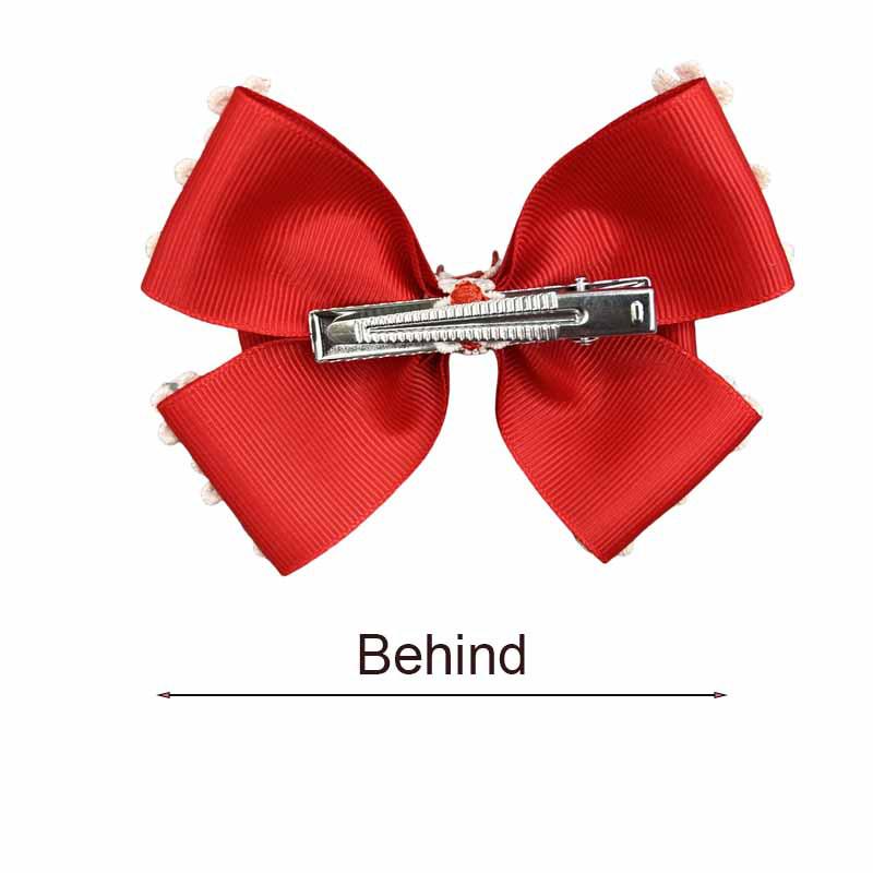 Multisport Heart Bow Hair Clip for Kids