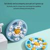 Sliding Modulel Intelligence Feeding Toy Interactively Slow Feeders Puzzles Bowl for Mental Enrichment And IQ Training