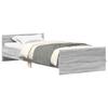 VidaXL Cadre de lit sonoma gris 90x200 cm bois d'ingénierie 835930