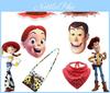 Toy Story 4 Woody Tsui Costume Accessories Collection With Polyester Scarf And Bag