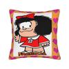 Mafaldaes manga anime cartoon Printed Pillowcases Cushion Cover  Pillow Covers Warm Home Decor Zippered Multi Size