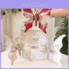 Christmas Decor Butterfly With Plush Fabric For Holiday Scene Decoration