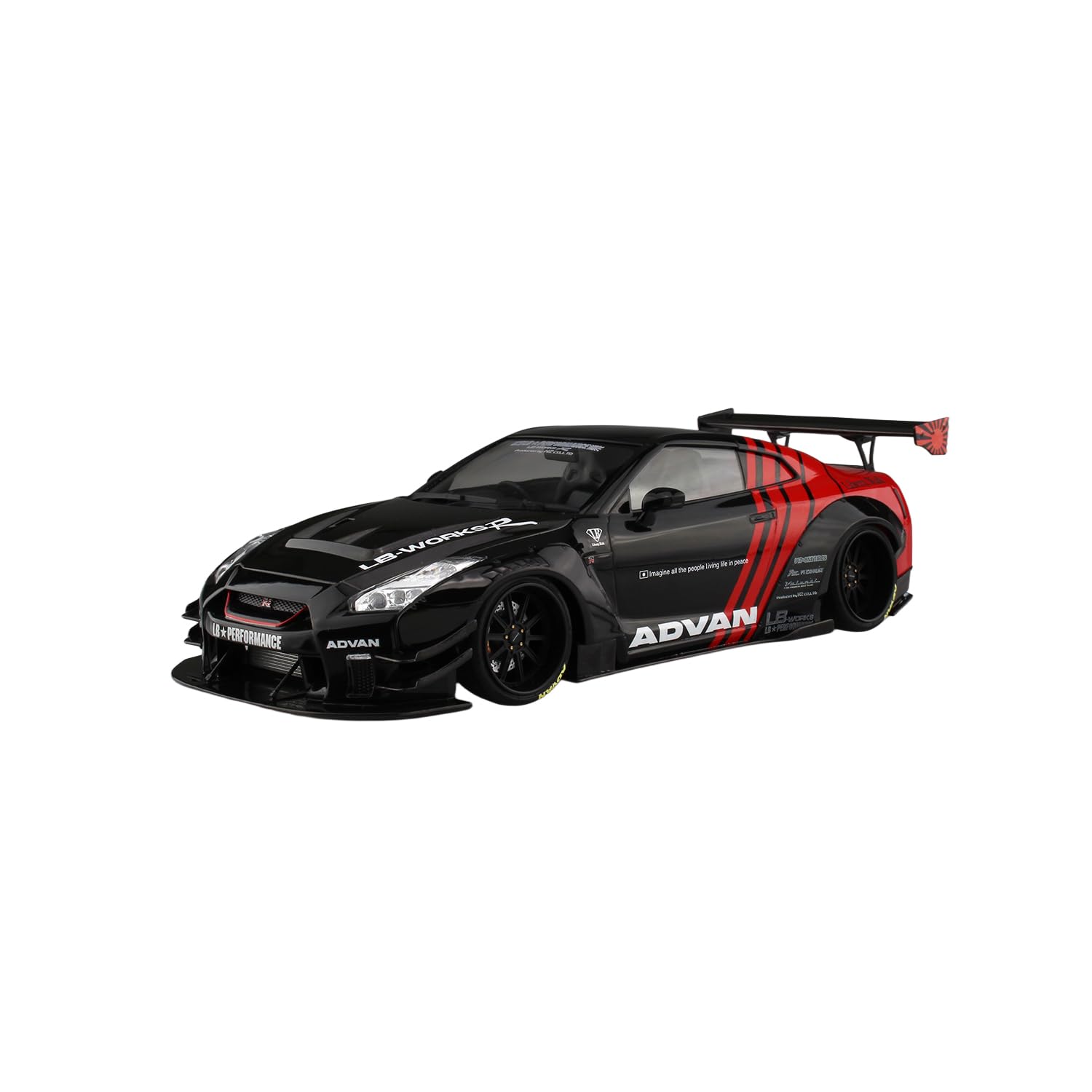 

Aoshima Bunka Kyozai Liberty Walk R35 type 2 Plastic Model Kit Co., Ltd. (AOSHIMA) 1/24 No.13 LBWorks GT-R Ver.2