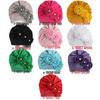 Sunflower Diamond Baby Hat - Solid Color