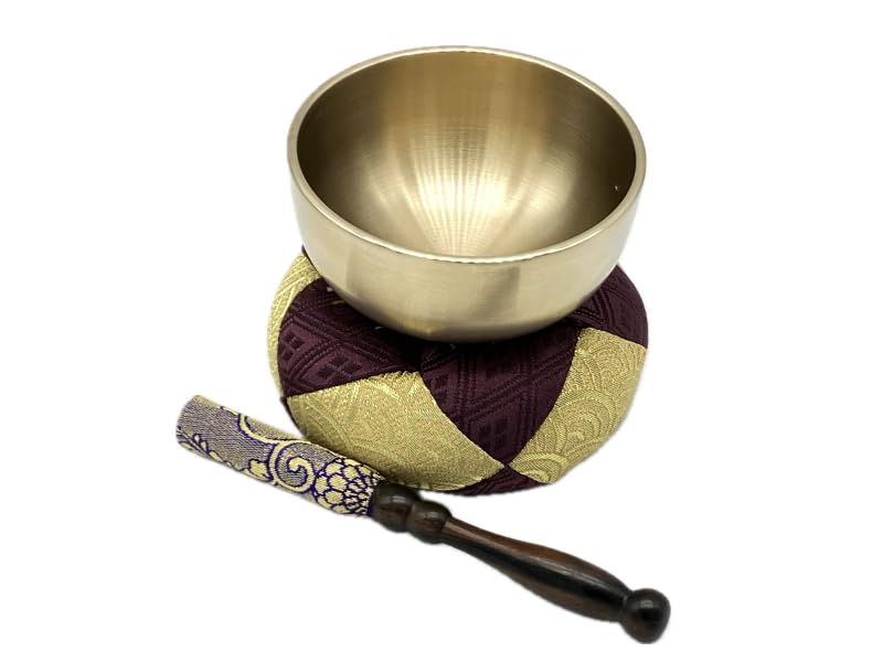 333 Buddhist Altar Accessories Yayoi Rin Set (2.5 Sun) (Approx. 8cm Diameter) Made in Japan Rin, Futon, Rin Stick, Rin, Rin Set, Buddhist Altar