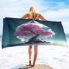 Cherry Blossom Bath Towels Soft Comfort Beach Highly Absorbent Large Decorative Guest Hand For Swimming Pool