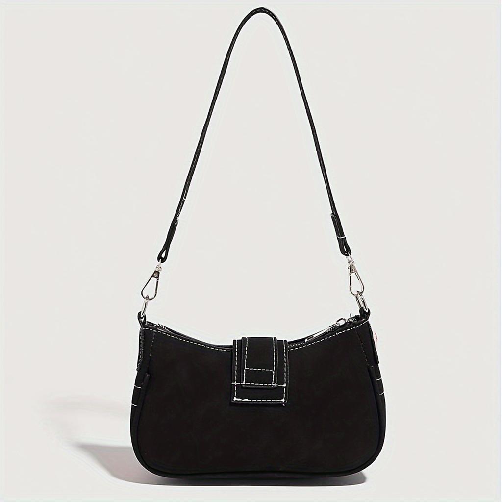 Lokomotivveske Design Kul Kjekk Flerlommers Svart Allsidig En Skulder Crossbody-veske Farge Spicy Girl Kjedeveske