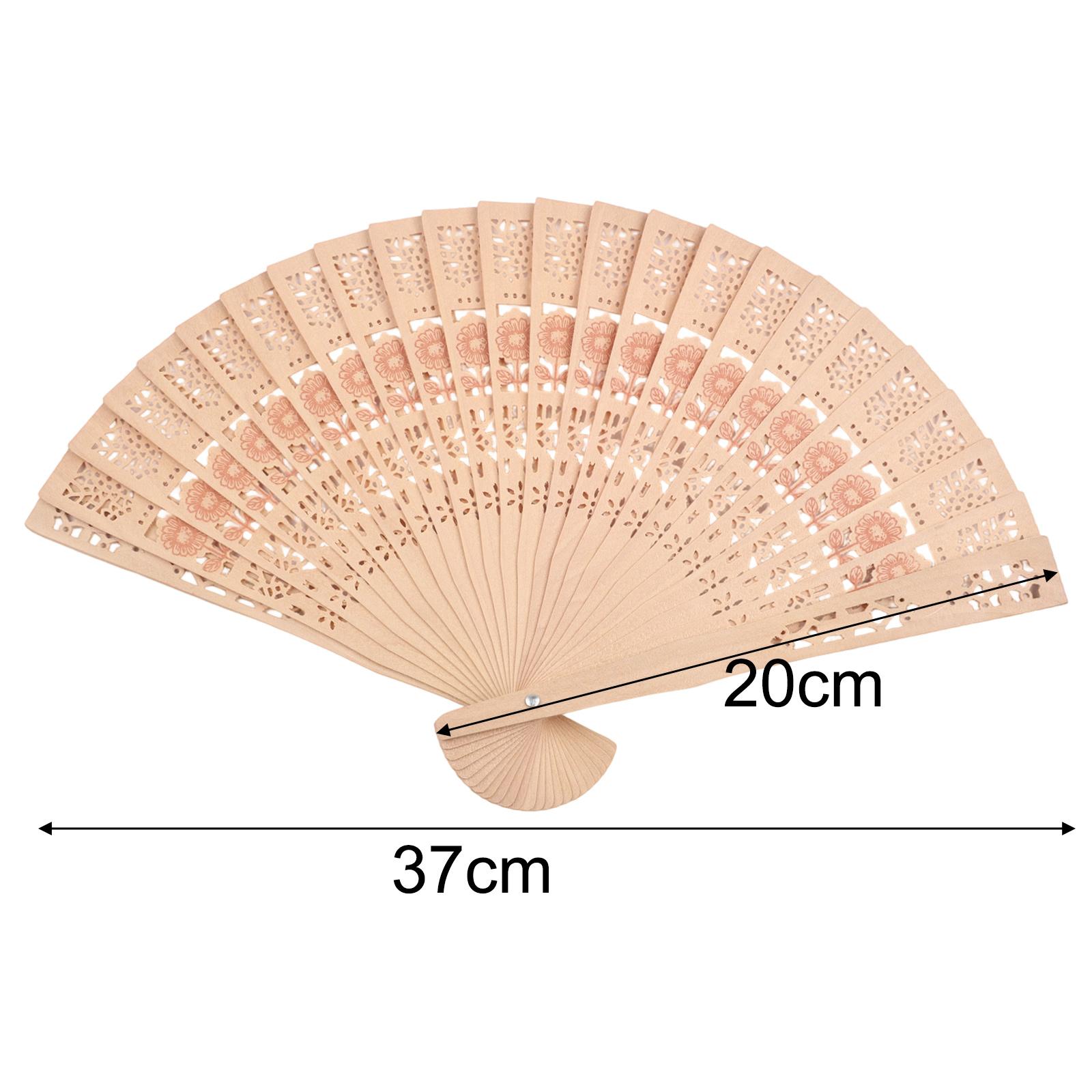 

1pcs Hand Folding Fan Ornaments Vintage Style Wedding Decoration 1