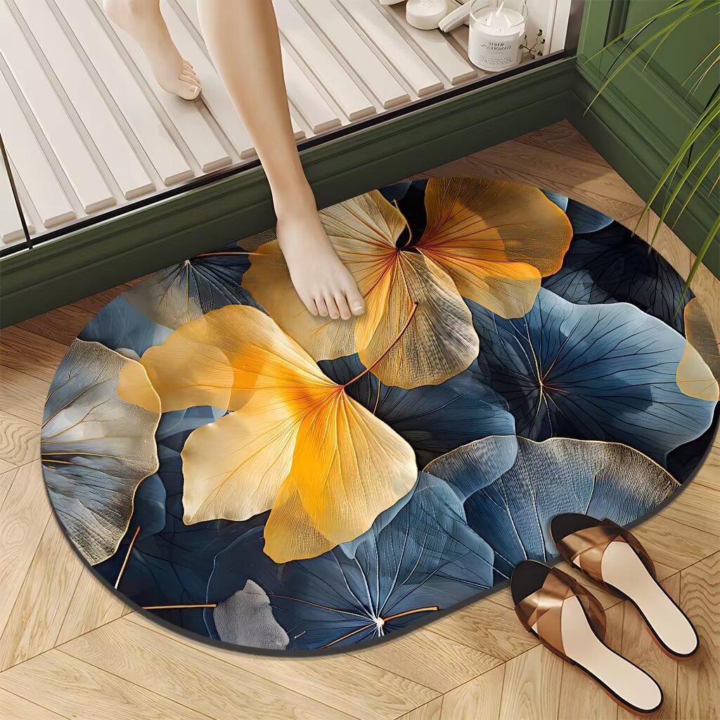 Ins Air Bathroom Floor Mat Bathroom Foot Mat Water Absorption Quick Drying Dirt Resistant Anti Slip Diatom Mud Soft Pad Foot Mat