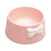 Cat Bowl Feeding Dishes Stable Novelty Anti Slip, Bow Tie Decorated, Pet Feeder Water Cats for