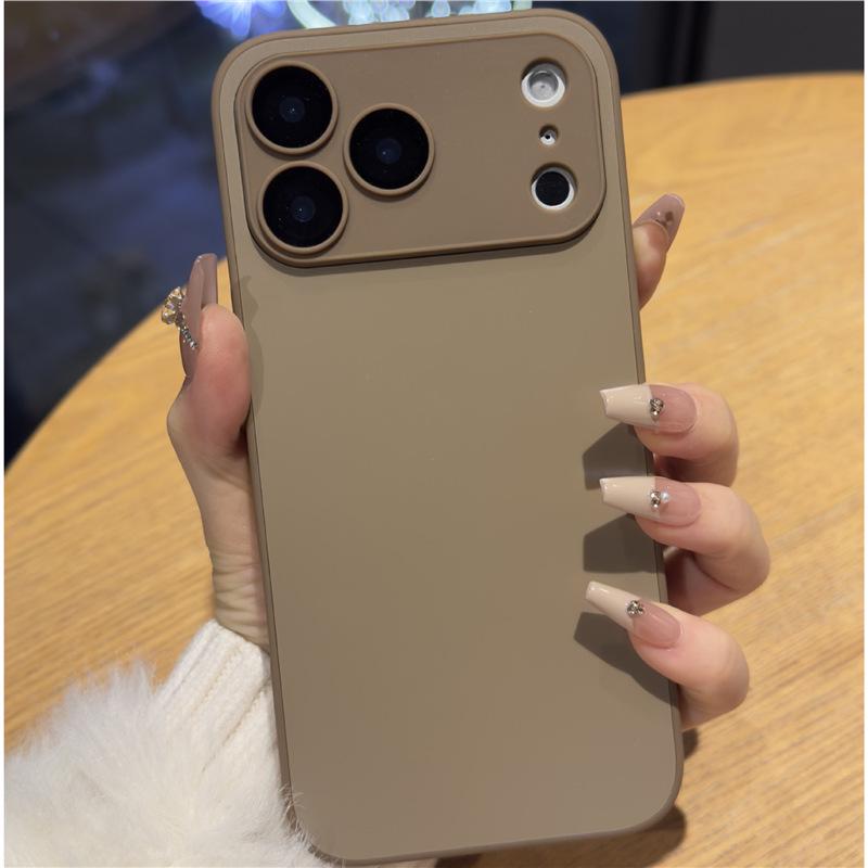 

Apple 17 Pro Max Light Sand AG Skin Feel Case iPhone 16 Frosted Full Coverage Anti-Fall Protective Cover iPhone 11