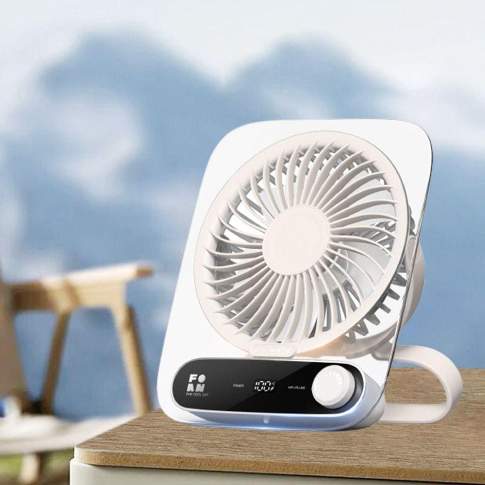 Speeds Adjustable USB Desk Fan Ultra-Quiet Mini Electric Fan Simple Table Cooling Fan  Home Office