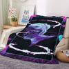 1Pc Posterillustration Print Flannel Blanket, High quality Comfortable for All Seasons, Warmth and Comfort, Perfect for Christmas Gifts