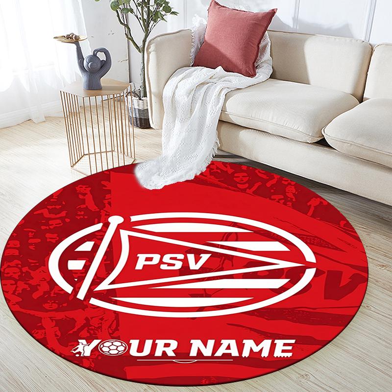 Custom Name,PSV pattern round rug,Carpet Rug for Living Room Bedroom Playroom ,Non-slip Floor Mat,Holiday Gifts and Birthday Gifts.
