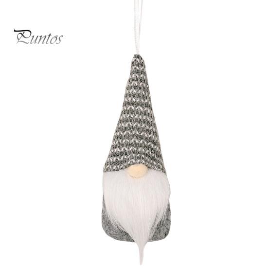 Weihnachtsdekoration zum Aufhängen, Zwergen-Ornamente aus Plüsch, handgefertigt, gesichtslose Zwergfigur für Baum, Wand, Kamin, Fensterdekoration