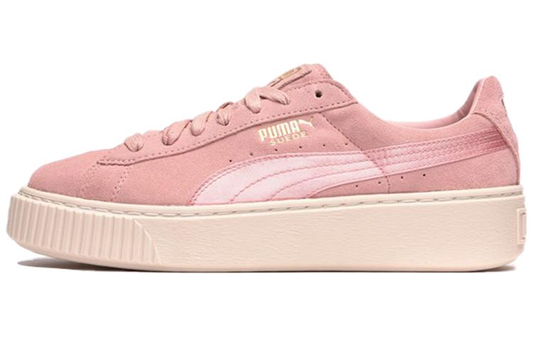 PUMA Suede Platform Satin Pink Women s 365828-03 37
