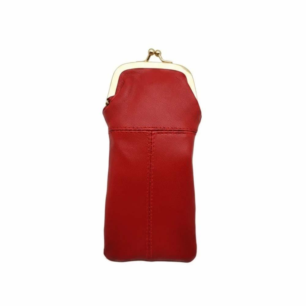 Secure Closure Retro Clasp Eyeglasses Bag Vintage Sunglasses Pouch  Lipstick Cosmetics Storage