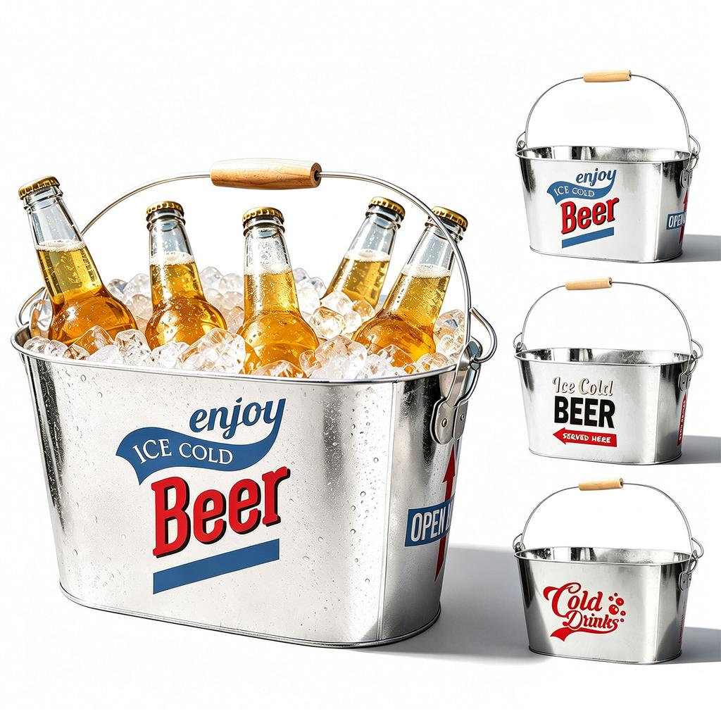 Bar Ice for - Home and Outdoor Party Cooler for Cans and Bottles