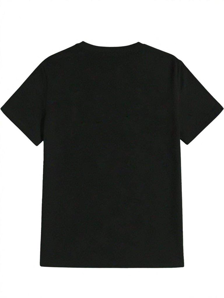 Mens Retro Rock Band Pattern Tshirt Black distressed letter short sleeved top with Deep Purple and retro logo