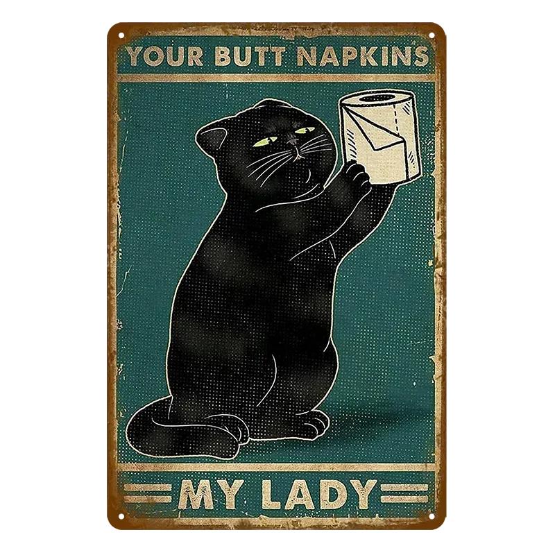 Vintage Toilet Sign Funny Metal Tin Sign Plaque WC Lavatory Toilettes Wall Art Bar Club Bathroom Restroom Toilet Wall Decoration