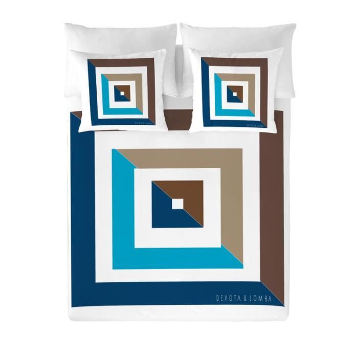 Housse de couette - devota & lomba - visual - 240x200 cm - blanc - lavable à 40°c