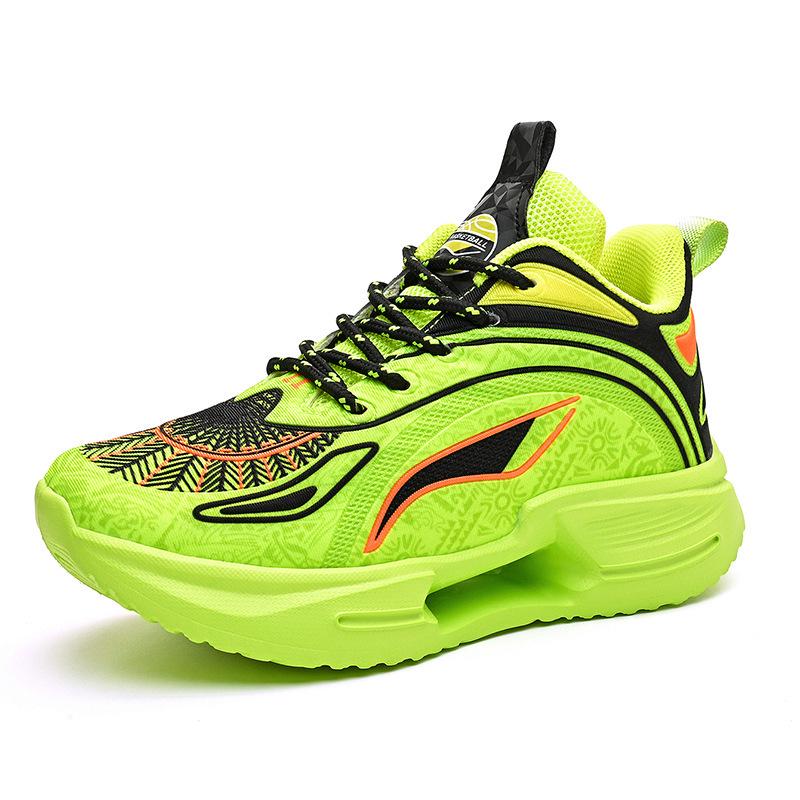 2025 Boys' Breathable Mesh Basketball Shoes - Shock Absorption and Real Combat Performance