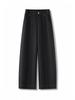Women's Slim Fit Acetate Wool Cigarette Pants - Autumn/Winter Straight-Leg Casual Trousers