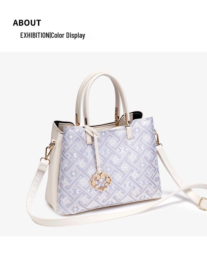Guangxi Zhuang Brocade Women's Large Capacity Bag | 2026 New Style High-End Shoulder & Crossbody Handbag