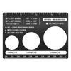 Portable Pastas Portion Scale with Calorie Guide Cooking Rulers Suitable for Diet Management and Cooking Convenience