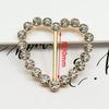 1pcs Temperament Rhinestone Clothes Corner Knot Buckles Women's Silk Scarf Clothes T-shirt Shirt Hem Knot Decorative Button