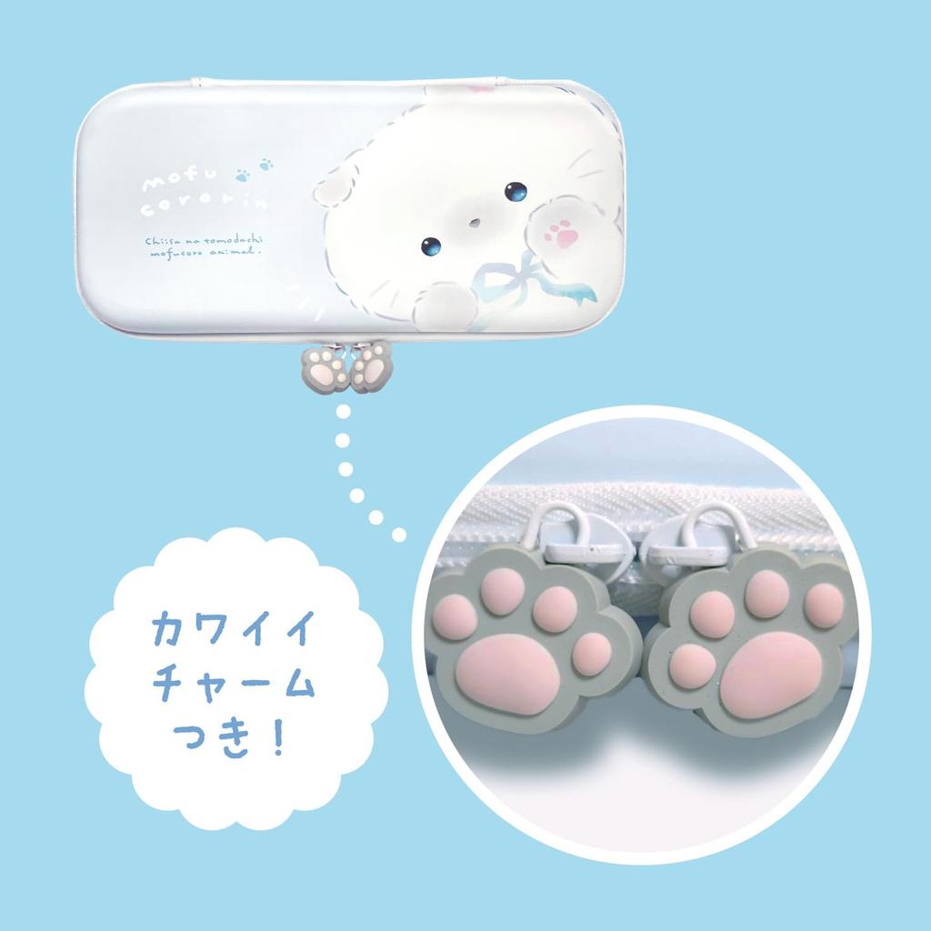 Allone EVA Color Case for Switch 2 Q-LiA Mofukororin Series Cat 14.5 X 4 X 30cm Compatible with Switch 2 Convenient To Carry, Protects from Dirt and