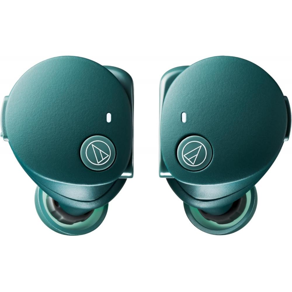 Audio Technica Wireless Earbuds Bluetooth Ip55 Waterproof 65 Hours Playtime Ath 
