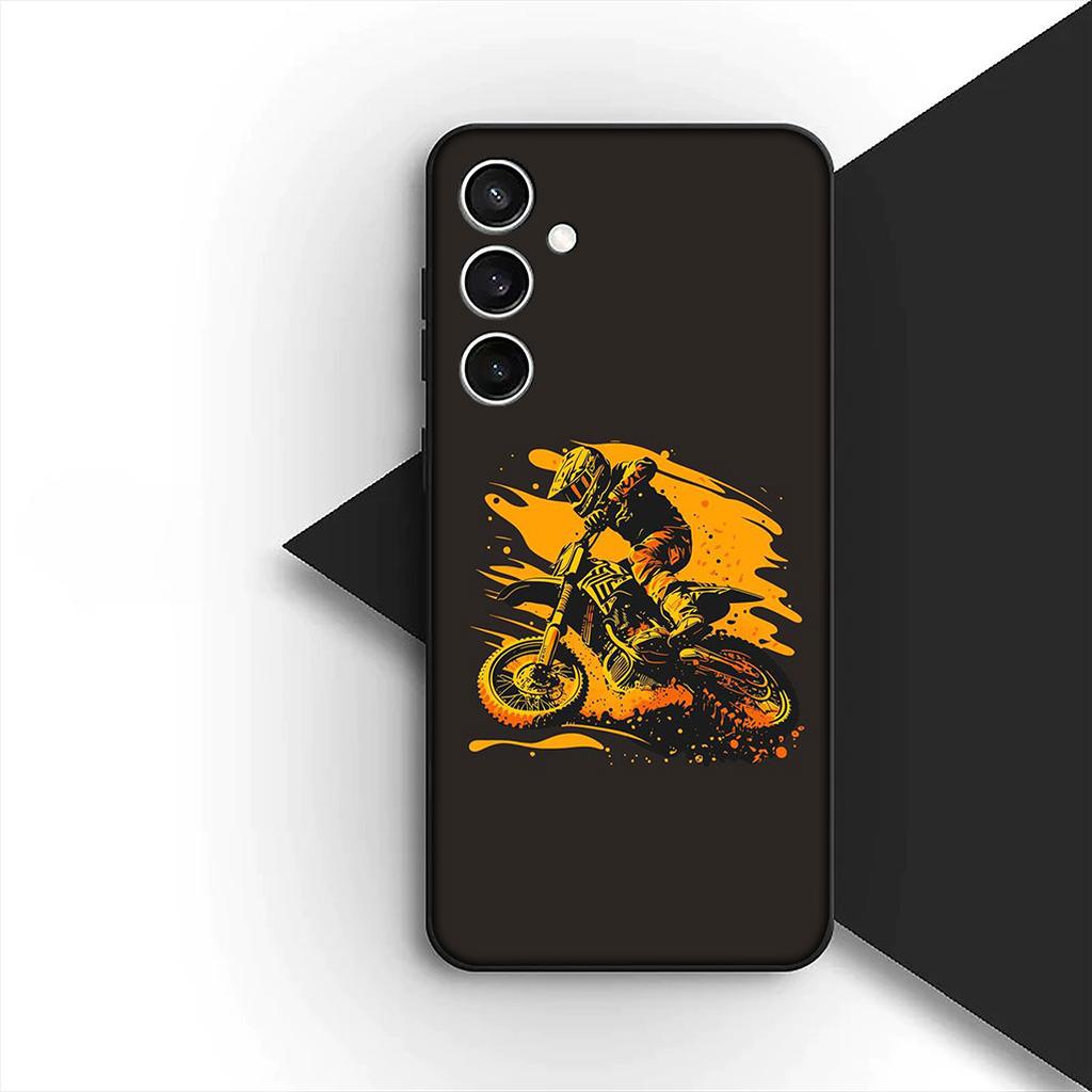 Cover for Motorola Moto G86 G57 E14 E15 G14 G34 G67 G84 G24 A54 G15 Power E22 Casing Phone Case Car Moto Cross Motorcycle Mobile
