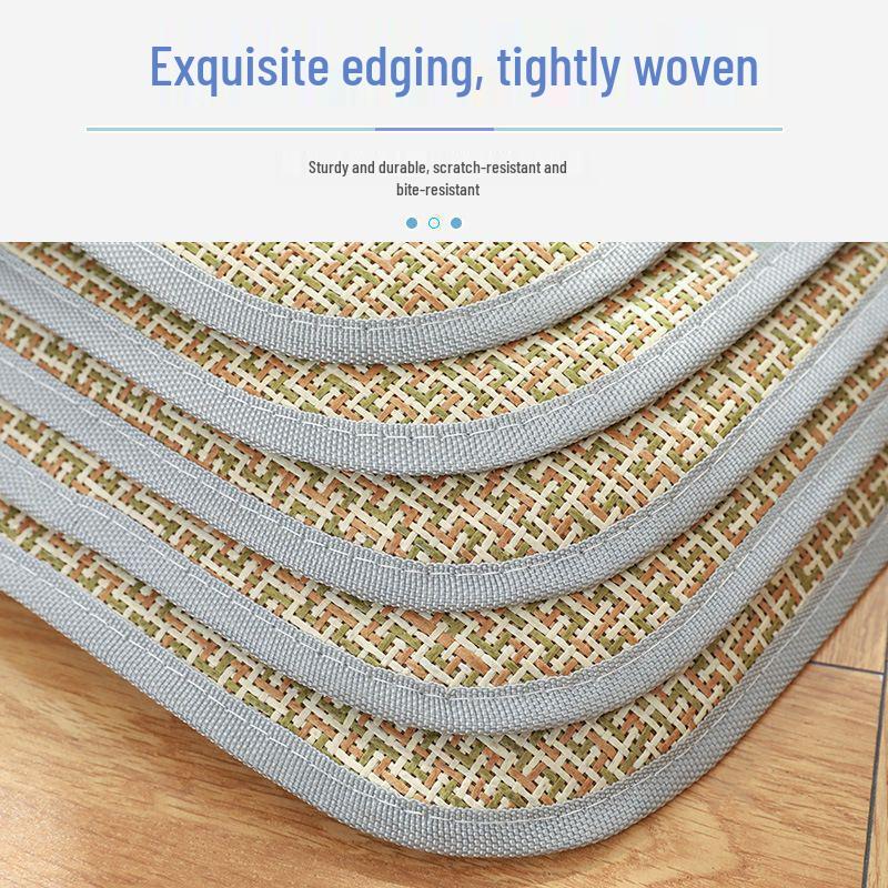 Extra Large Breathable Rattan Pet Bed for Cats and Dogs