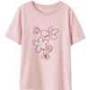 Betu Women's Floral Embroidered Short-Sleeve T-Shirt