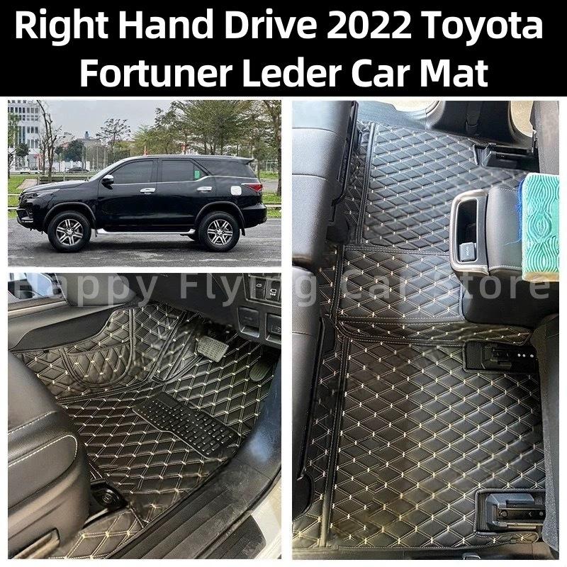 Right-Hand Drive Toyota Fortuner Leather Car Floor Mats for Hong Kong