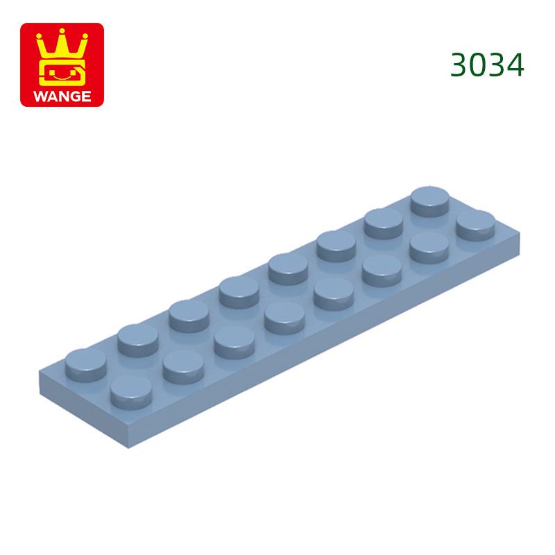 Non-Toxic 44Pcs/Lot 3034 2X8 Foundation Board Building Blocks Moc Basic Components Part Compatible With Bricks Children Toy Gift Box