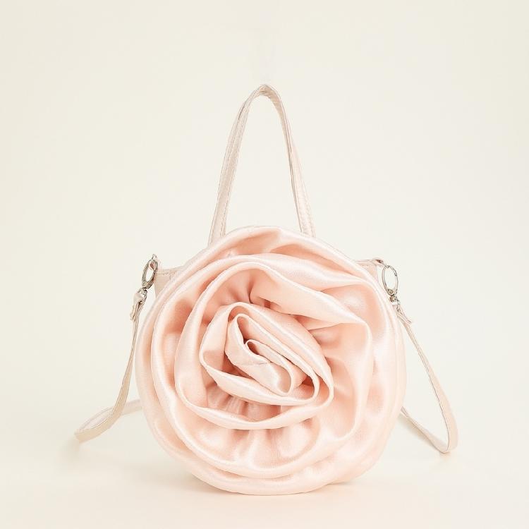 Shoulder Bag Clutch Bag 3D Rose Shape Crossbody Bag Handbag Fashion Tote