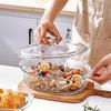 Ruhan Large Oval Borosilicate Glass Casserole Dish