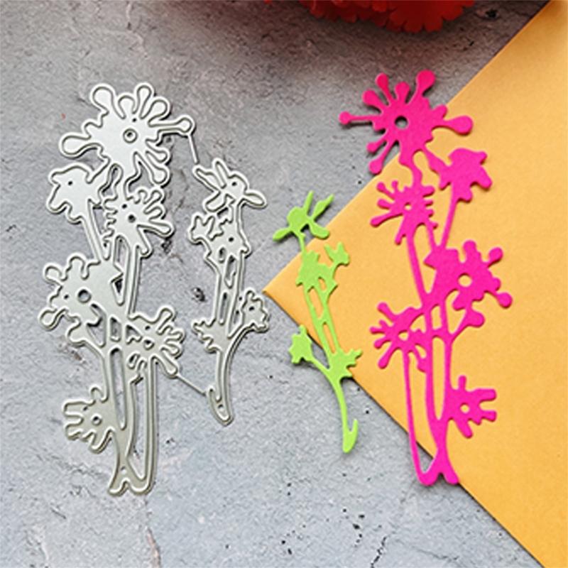 Leaf Flower Metal Cutting Dies DIY Craft Carbon Steel Embossing Template Stencil Scrapbooking for Card Die Cuts Mold