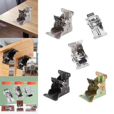 Self Locking Hinge Hardware Heavy Duty Sturdy Portable Parts Lock Extension Support for Workbench Garage Beds Furniture Tables