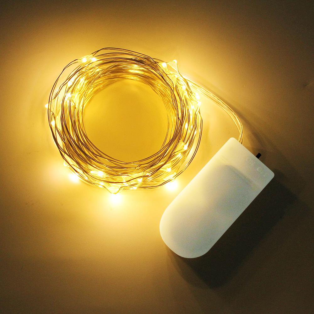 5M 3M 2M 1M Copper Wire LED String Lights Outdoor Holiday Lighting Fairy Garland for Christmas Tree Wedding Party Decoration